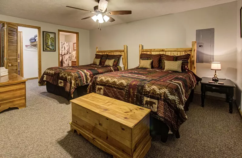 Downstairs Bedroom - 2 Queen Beds - Perfect for the kids. 