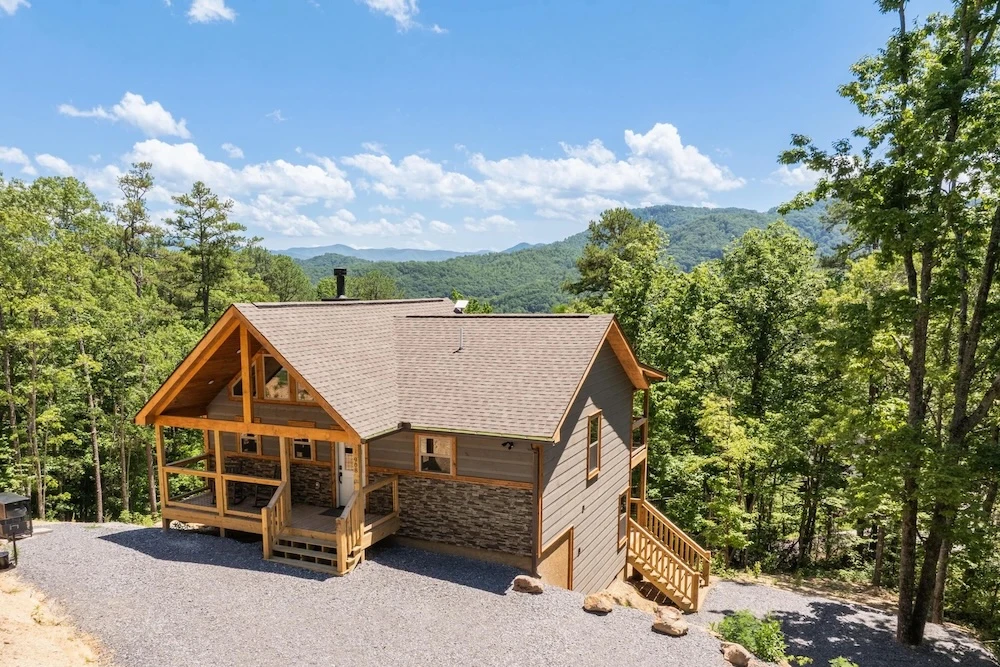 a walk in the clouds is one of our cabins in the Smokies